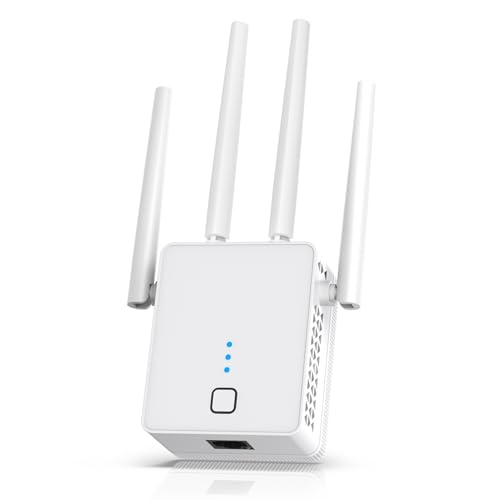 WiFi Extender 2024 Fastest Dual Band 1200Mbps