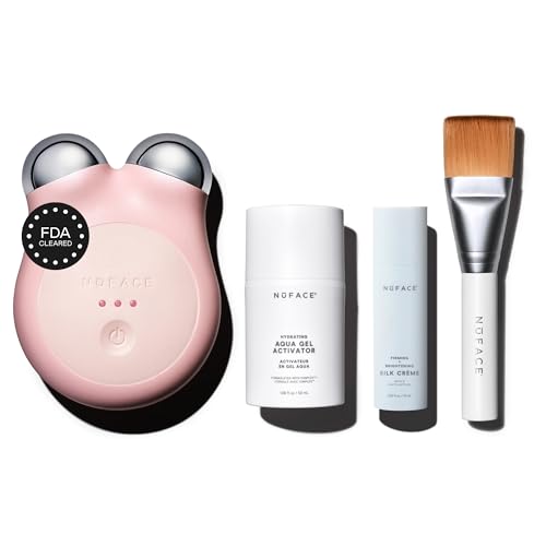 NuFACE Mini+ Microcurrent Facial Device Kit - Sandy Rose