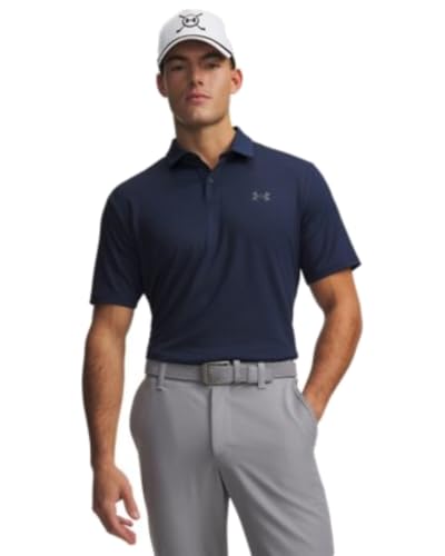 Under Armour Men's Matchplay Golf Polo, Academy/Pitch Gray, 4X-Large Tall