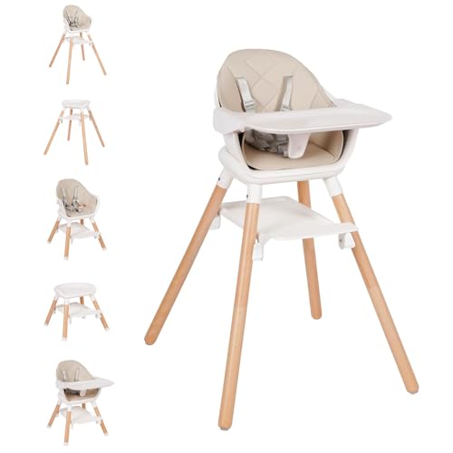 Komcot Convertible Wooden High Chair