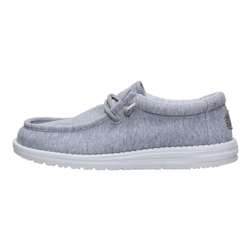 HEYDUDE Men's Wally Stretch Grey Loafers
