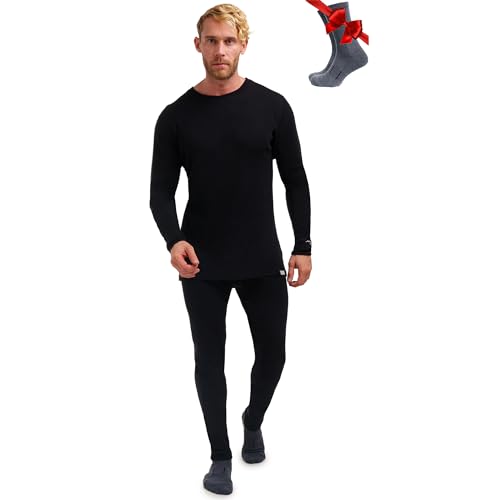 Merino.tech Merino Wool Men's Base Layer Set