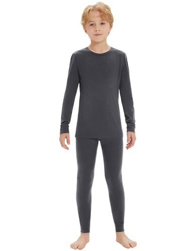 Unisex Kids Merino Wool Thermal Set