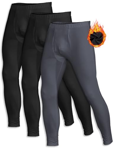 ZUTY Men's Thermal Leggings 3 Pack
