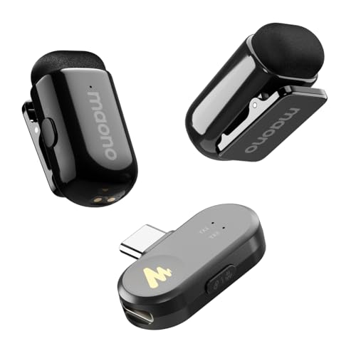 MAONO Wave T1 Mini Wireless Lavalier Microphone