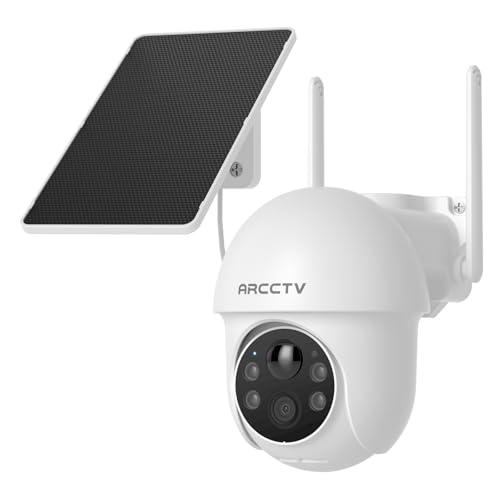 ARCCTV Solar Wireless Outdoor Security Camera