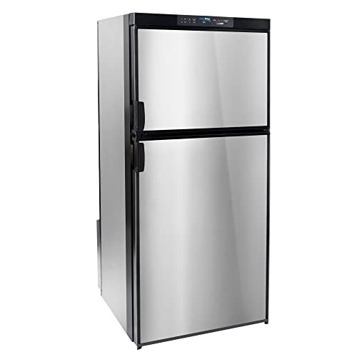 RecPro 6.3 Cu Ft RV Refrigerator Stainless
