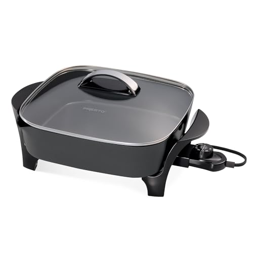 Presto 12-Inch Electric Skillet with Glass Cover