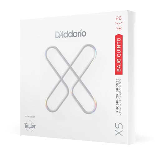 D'Addario XS Phosphor Bronze Bajo Quinto Strings