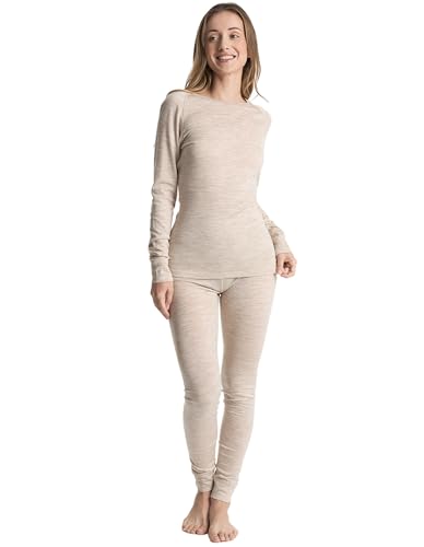 Woolcano Women's Merino Wool Thermal Set