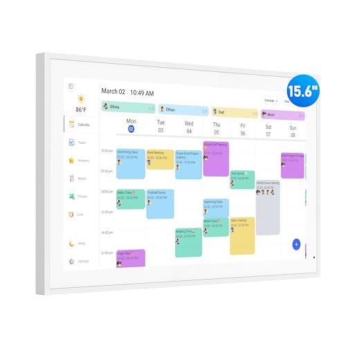 Digital Calendar Planner Display