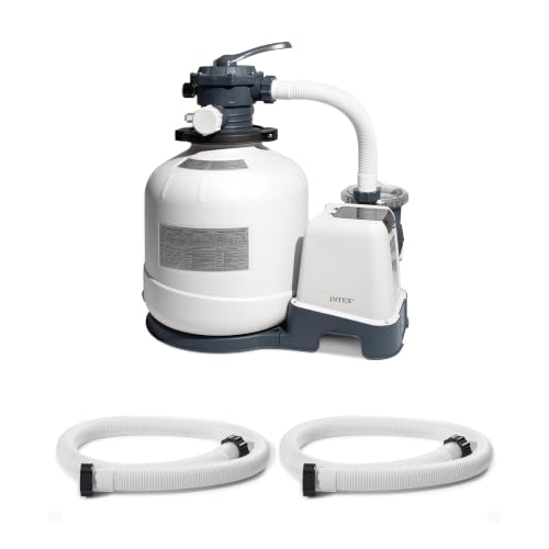 Intex 3000 GPH Pool Sand Filter Pump with Hoses