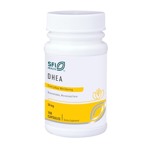 Klaire Labs DHEA 50mg Supplement
