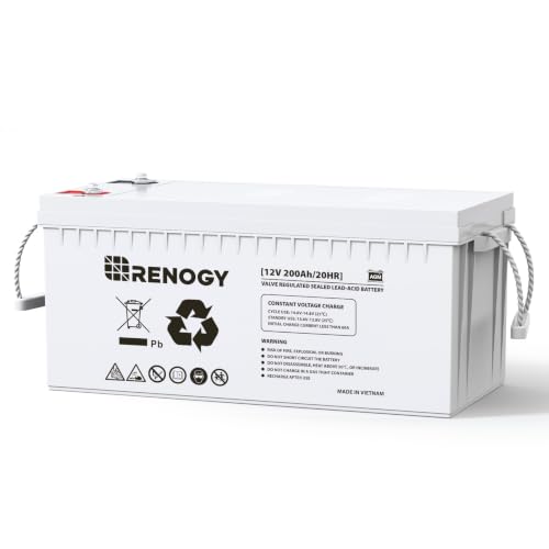 Renogy Deep Cycle AGM Battery 12V 200Ah