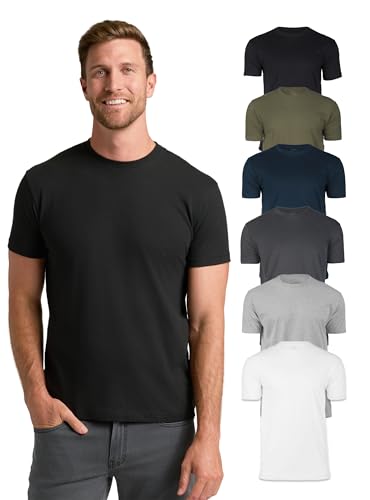 True Classic Men's Crew Neck T-Shirts, 6-Pack