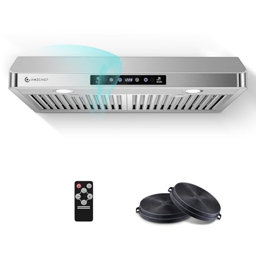 AMZCHEF Under-Cabinet Range Hood 1050 CFM