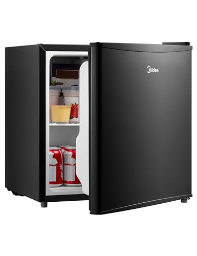 Midea Compact Refrigerator 1.6 Cubic Feet Black
