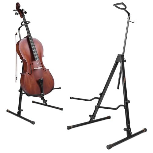 STRICH Adjustable Cello Stand with Bow Hook