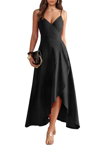 ANRABESS Women's Elegant V Neck Long Dress