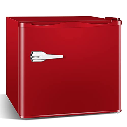 Antarctic Star Mini Upright Freezer Red