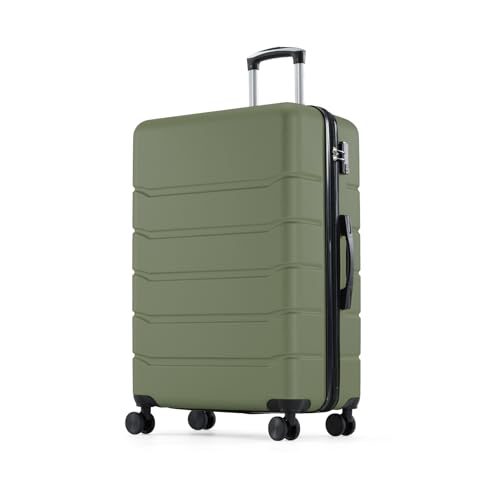 OLIXIS 20" Olive Green Carry-On Suitcase