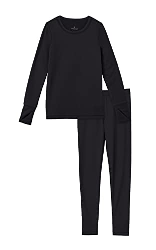 Cuddl Duds Girls Fleece-Lined Thermal Set
