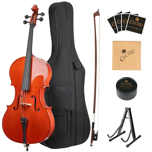 Cecilio 1/2 Size Beginner Acoustic Cello Set