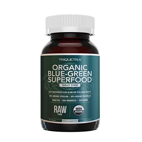 Organic Spirulina and Chlorella Tablets