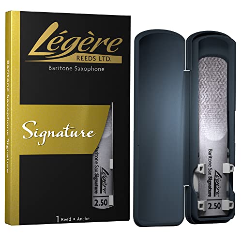 Legere Baritone Saxophone Synthetic Reed, Signature 2.50
