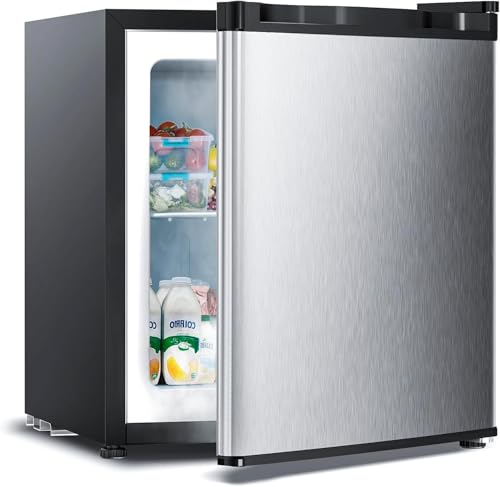 Electactic Small Upright Freezer, Silver
