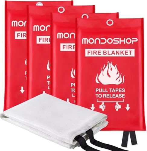 Mondoshop Fire Blanket for Emergencies