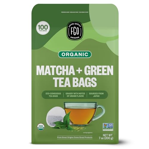 FGO Organic Japanese Matcha Green Tea Bags
