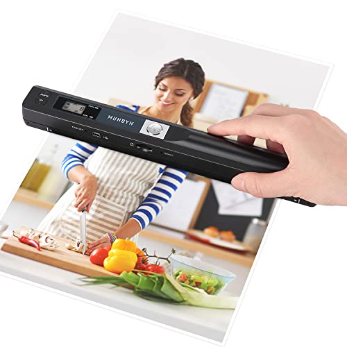 MUNBYN Portable Photo Scanner 900 DPI