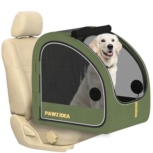 PAWZIDEA Portable Collapsible Dog Travel Crate