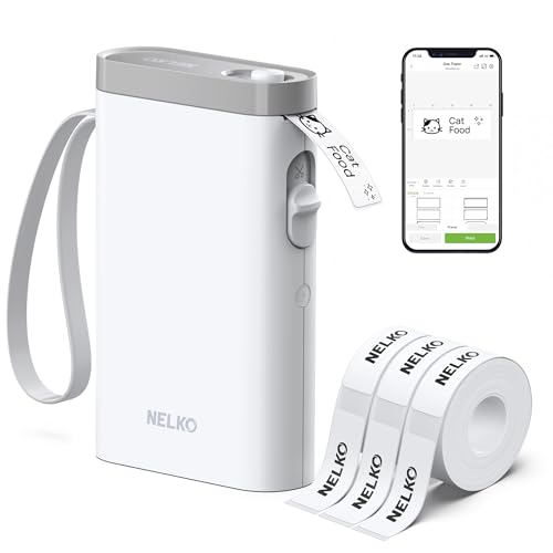 Nelko P21 Bluetooth Label Maker with Tapes
