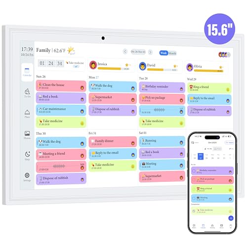 OcePor 15.6 Inch Smart Calendar Display