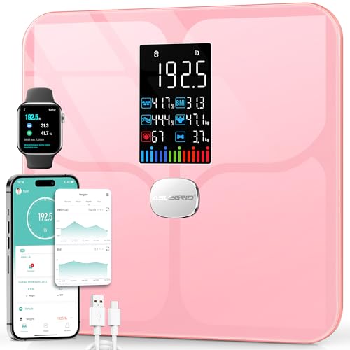 ABLEGRID Body Fat Scale with Color Display