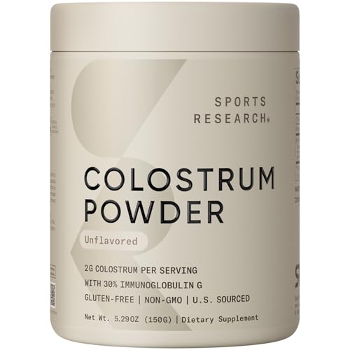 Sports Research Colostrum Powder - Unflavored