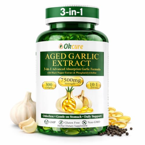 Okcure Garlic Supplement 300 Softgels