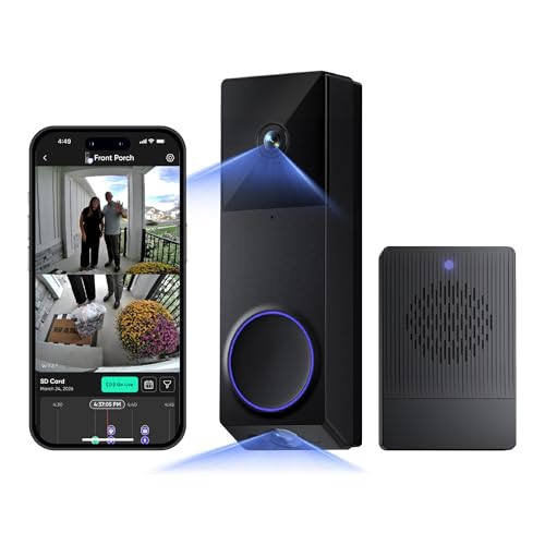 Wyze Wireless Duo Video Doorbell 2K HD
