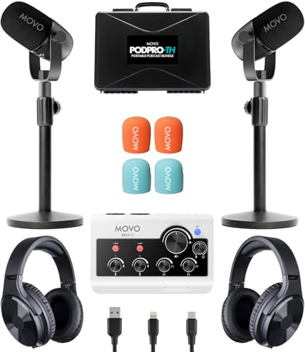 Movo Podcast Kit for Smartphones and Computers