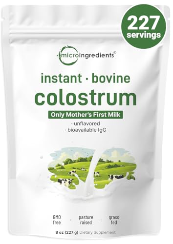 Instant Bovine Colostrum Supplement Powder 8oz