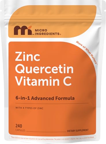 Micro Ingredients Quercetin Vitamin C Zinc Immune Support