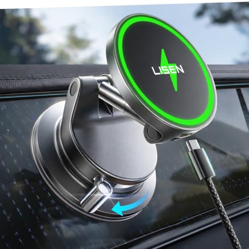 LISEN 15W MagSafe Car Charger Mount