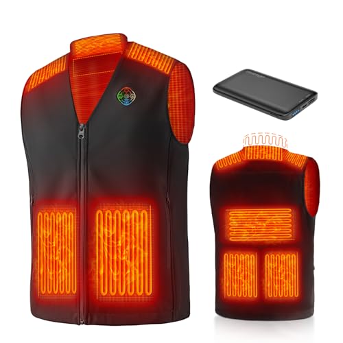 Hotrego Men's Heated Vest with Battery Pack