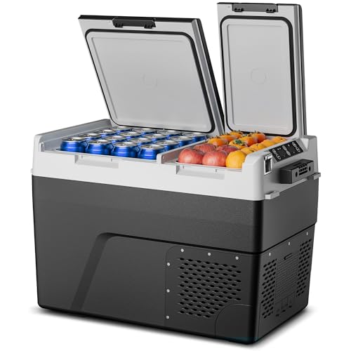 Feelfunn 61QT Dual Zone Car Refrigerator