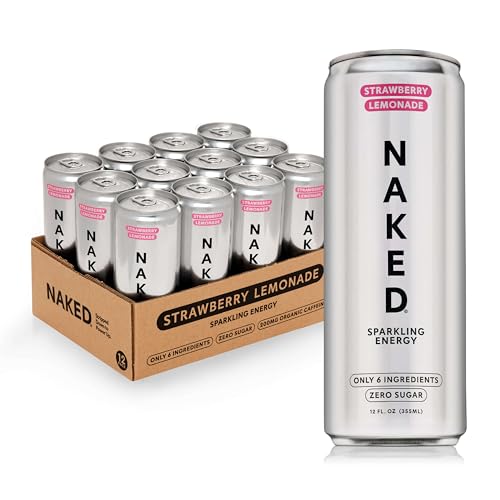 Naked Sparkling Energy Drink - Strawberry Lemonade