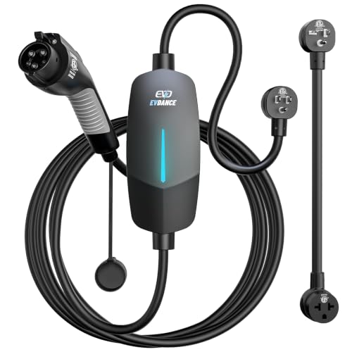 EVDANCE Level 1&2 Portable EV Charger with 25FT Cable