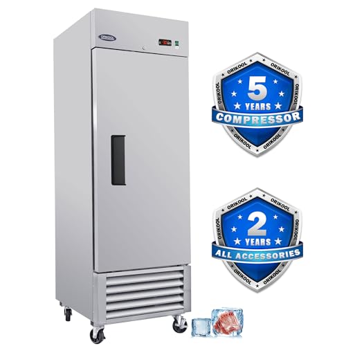 ORIKOOL Commercial Upright Freezer 27"W