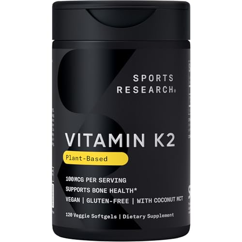 Sports Research Vitamin K2 MK-7 with MCT Oil